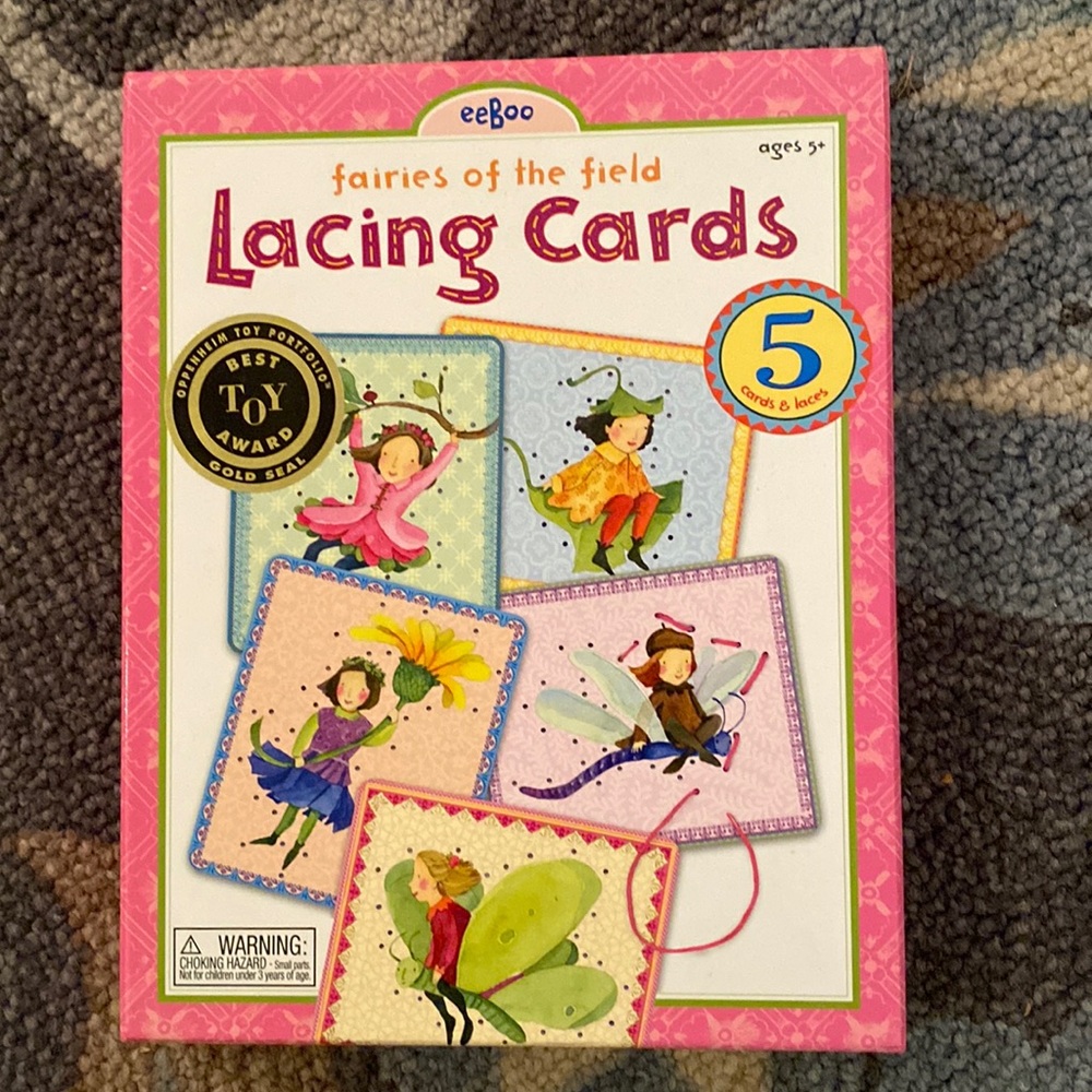 LACING CARDS-BEST TOY AWARD!!🥇